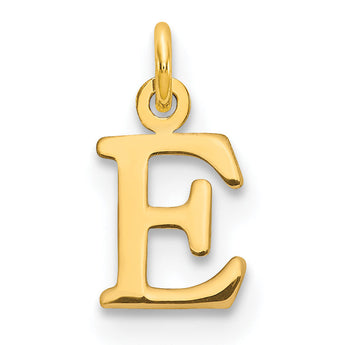 10ky Cutout Letter E Initial Charm