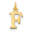 10ky Cutout Letter F Initial Charm