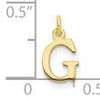10ky Cutout Letter G Initial Charm