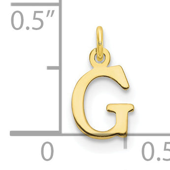 10ky Cutout Letter G Initial Charm
