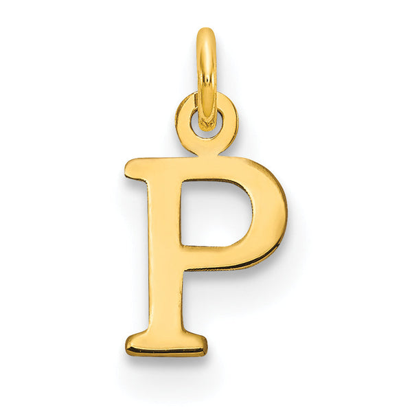 10ky Cutout Letter P Initial Charm