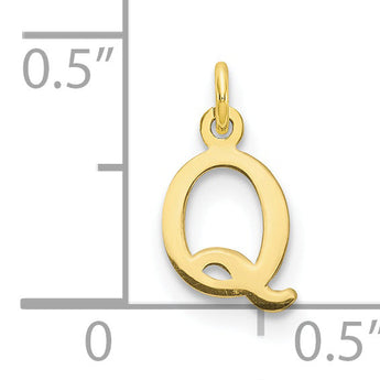 10ky Cutout Letter Q Initial Charm