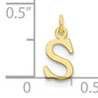 10ky Cutout Letter S Initial Charm