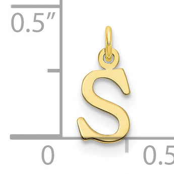 10ky Cutout Letter S Initial Charm