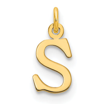 10ky Cutout Letter S Initial Charm