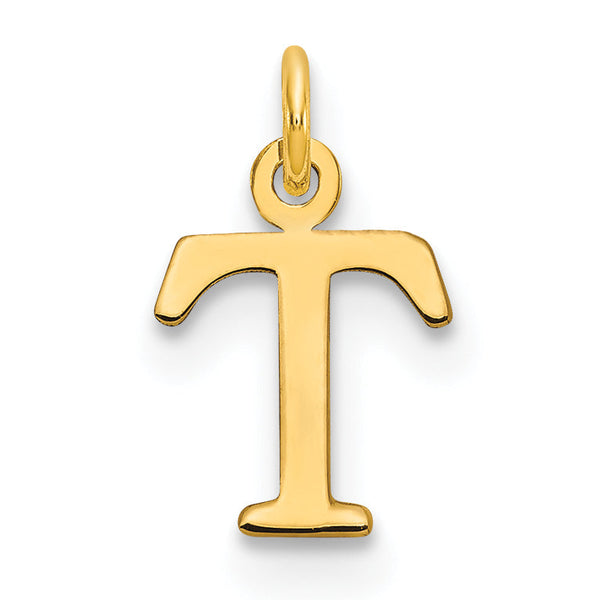 10ky Cutout Letter T Initial Charm