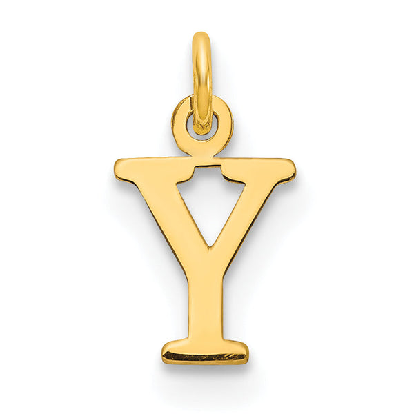 10ky Cutout Letter Y Initial Charm