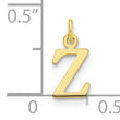 10ky Cutout Letter Z Initial Charm