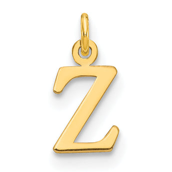 10ky Cutout Letter Z Initial Charm