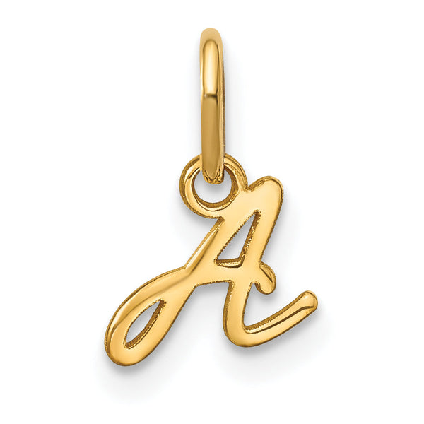 10KY Upper case Letter A Initial Charm