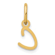 10KY Upper case Letter C Initial Charm