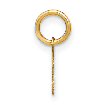 10KY Upper case Letter F Initial Charm