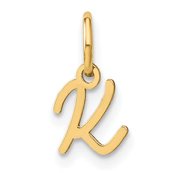 10KY Upper case Letter K Initial Charm