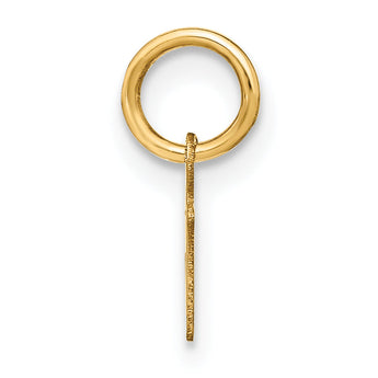 10KY Upper case Letter N Initial Charm