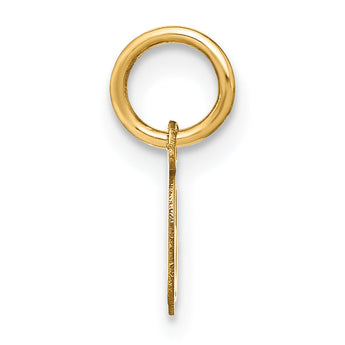 10KY Upper case Letter O Initial Charm