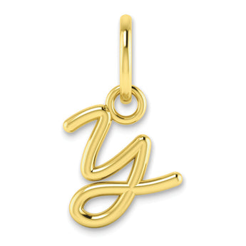 10KY Upper case Letter Y Initial Charm