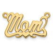 10K Polished Heart Name Plate
