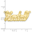 10KY 3D Diamond-cut Name Plate