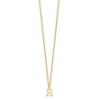 10KY Cutout Letter H Initial Necklace