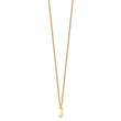 10KY Cutout Letter J Initial Necklace