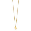 10KY Cutout Letter W Initial Necklace