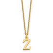 10KY Cutout Letter Z Initial Necklace
