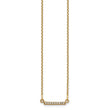10ky Diamond Tiny Bar Necklace