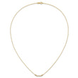 10ky Diamond Tiny Bar Necklace - Birthstone Company