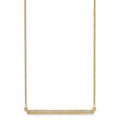 10ky Diamond Bar Necklace