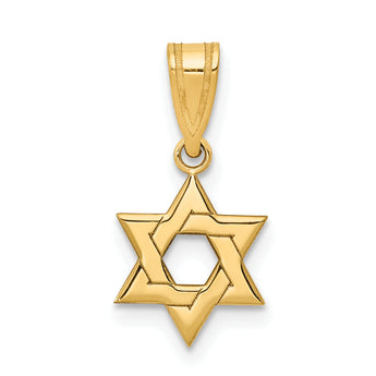 10k Star of David Pendant