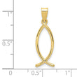 10k Ichthus Fish Charm