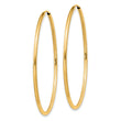 10k 1.5mm Polished Round Endless Hoop Earrings