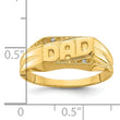 10K AA Diamond men's ring
