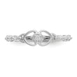 10K White Gold AA Diamond heart ring