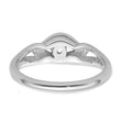 10K White Gold Diamond Ring Mounting