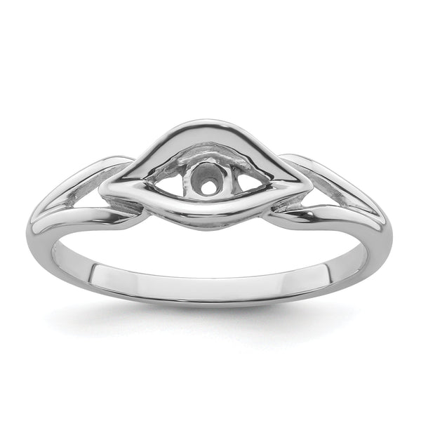 10K White Gold Diamond Ring Mounting