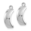 10k White Gold Polished Earring Jackets
