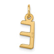 10k Large Slanted Block Initial E Charm