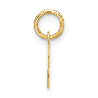 10k Small Script Initial H Charm