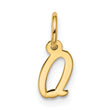 10k Small Script Initial Q Charm