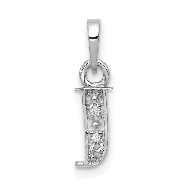 10KW Initial J Charm - Birthstone Company