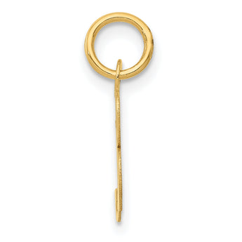 10K Small Fancy Script Initial B Charm