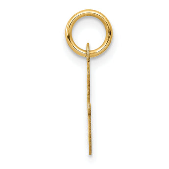 10k Small Script Initial G Charm