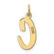 10k Large Script Letter C Initial Charm
