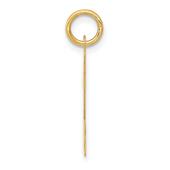 10k Large Script Letter N Initial Charm