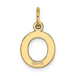 10k Small Block Initial O Charm