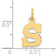 10k Small Block Initial S Charm