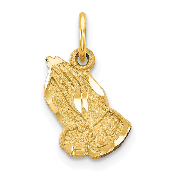10k Praying Hands Charm