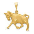 10k Taurus Zodiac Charm