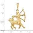 10k Sagittarius Zodiac Charm